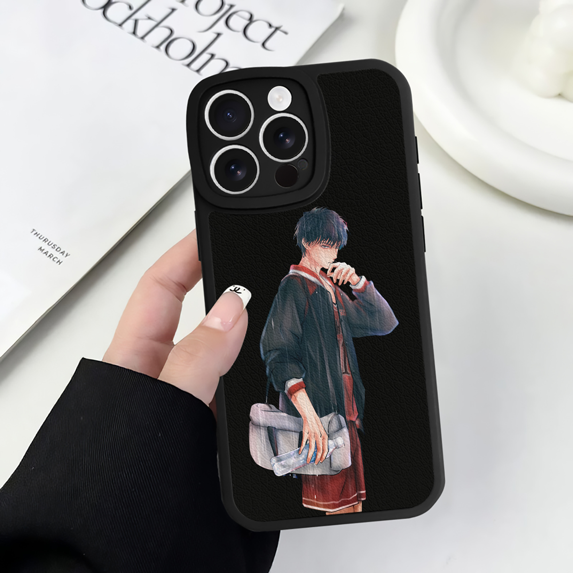 （画像用） SLAM DUNK／スラムダンク 【iPhone 16シリーズ対応】シリコンスマホケース（レザー調） 材質：シリコン